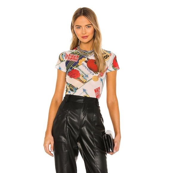 Miami Mini Tee in Figaro, XS - Picture 2 of 4